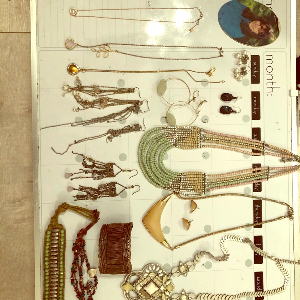 All jewelry for sale together